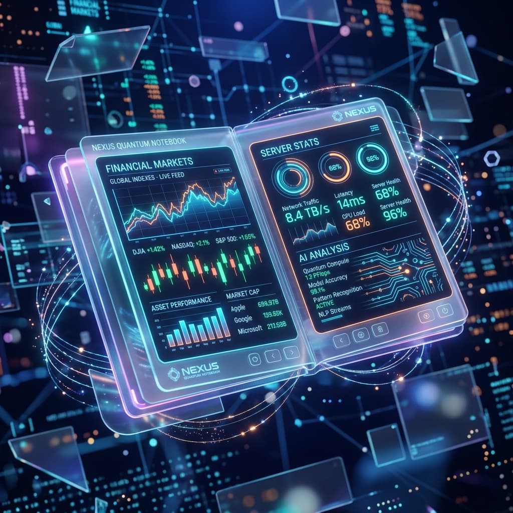 Futuristic digital journal